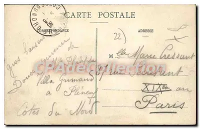 Val-André - Pejzaż ogólny — Côtes-du-Nord — Ch. Bailly, fot. - Vve Caumare, wyd. Ploërmel (Morbihan) — Rewers