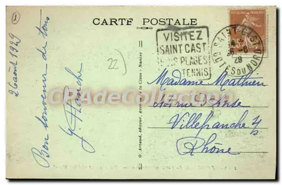 SAINT-CAST — O Porto e o cais — G. Artaud, editor — Verso