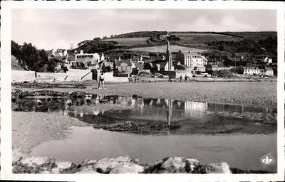 Saint-Michel-en-Grève — vista geral — Bilhete postal antigo (51)