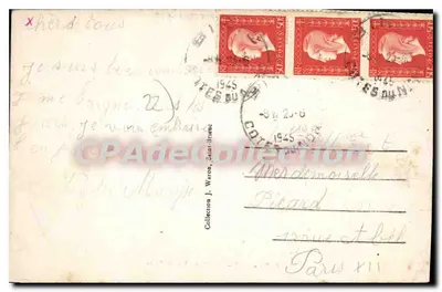 Binic — Na Praia — A.W. - 3588 — Verso
