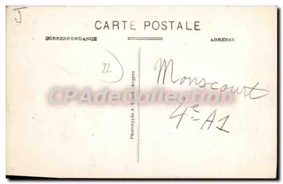 Paimpol (C.-du-N.) - Pors-Even em direção à baía de Paimpol, à direita Ploubañlanec. Foi em Pors-Even que Pierre Loti escreveu "Pêcheur d'Islande" A. B. — Verso