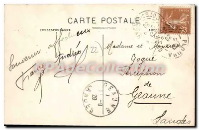 Bréhec (C.-du-N.) - Falaise de Padel — Éd. Vve Coues - Plougon — Verso