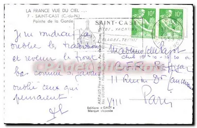Saint-Cast-la-Ville — Punkt Garde — wydawca Gaby — Rewers