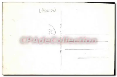 Lannion, O porto em torno da 5ª Ano — C.A.P. Paris — Verso