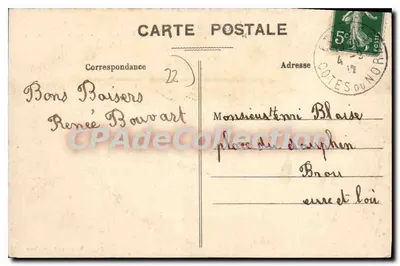 Étables - Valeira de Gacon - Um Gué — Manuel, fot. Ed. Léon — Verso