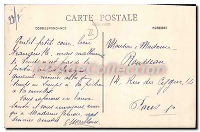 Plouha (C.-du-N.) - Le Palus - Un Coin du Rocher - Le Bec de Vir — Vue Couée - Plouha — Achterkant