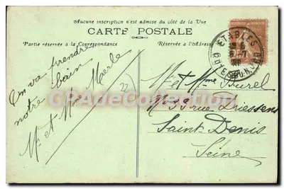 Binic — O Farol — Mancel, editor, Dinan, n° 661 — Verso