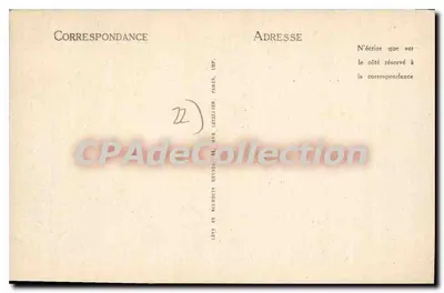 LANNION - Vecchie Case della Rue Duguesclin - ND — Verso