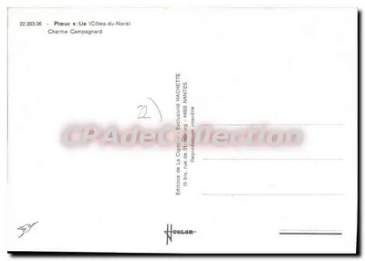 Ploëuc sur Lie - Encanto Campestre — Éditions de La Cigogne Hachette — Verso