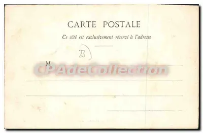 Aubusson (Creuse) — Vista geral — A. de Nussac, editor, n°3 — Verso