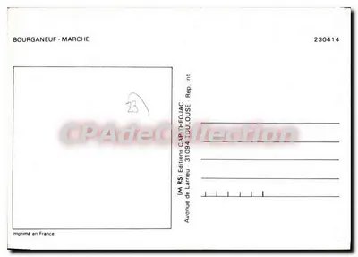 Bourgoneuf - Marche — Escudos adesivos de vinil lavável — Edições CAP THEOJAC — Verso