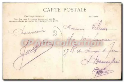 Boussac (Creuse) — Pierre Jaumatre, dita Janne de Toulx — HM, n° 403 — Verso