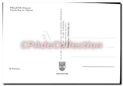 Felletin (Creuse) — Stara ulica i kościoł — IRIS — Rewers