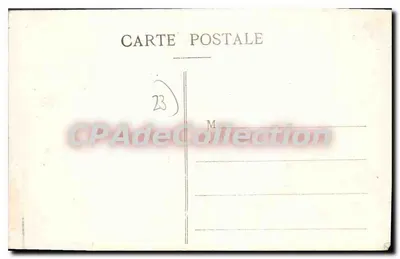 Gueret — Place du Marché — A. de Nussac, édit. Guéret — Verso
