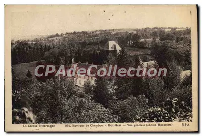 Bonlieu — Vista geral (antigo mosteiro) — La Creuse Pittoresque — 931 — Em torno de Chambon