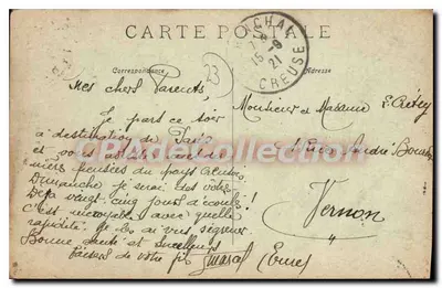 W kraju marchii — Champeaud-Terrasson - Limoges — wydawca nieznany, nr serii 10 — Rewers
