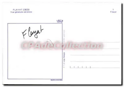 Flayat — Ogólny widok z powietrza — IRIS — Rewers