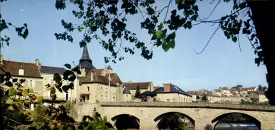 La Cellé-Dunoise (Creuse) — Le pont sur la Creuse — Société d'Apprêces et de Diffusion, Vichy