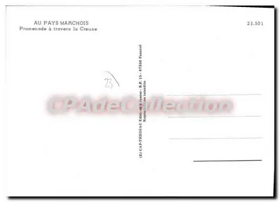 Em Limousin — Passeio através da Creuse — Editor CAP-THEOJAC — Verso