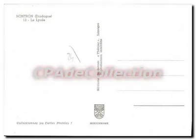 Nontron (Dordogne) – Liceum – Wydawnictwo Modernes Limoges — Rewers