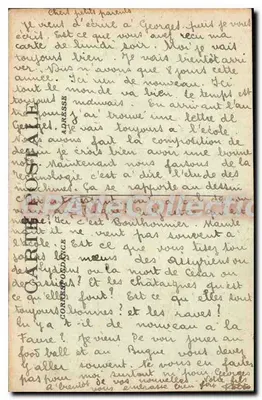 Périgueux — Estátua de Michel Montaigne — editor desconhecido, número de série não visível — Verso
