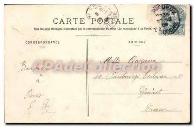 Périgueux — Kościół Świętej Eustachy w Cité (widok z tyłu) — Nowe Galerie, Périgueux, nr 68, wydawca CL. Guichard — Rewers