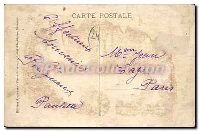 Périgueux (Dordogne) — Sąd i Statua Montaigne — M. Soulilé — Rewers