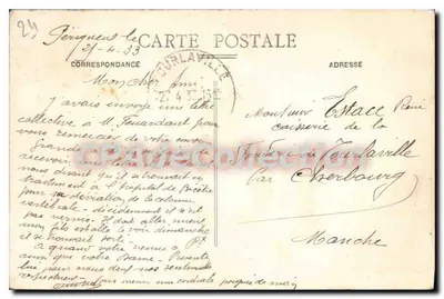 PÉRIGUEUX (Dordogne) - Stara domowa konsulów nad brzegami rzeki Isle (XVe wiek, zabytek historyczny) — Guillier Frères, Wydawca - Périgueux — Rewers