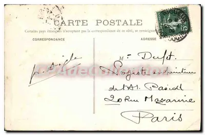 Périgueux - Saint-Front i widok z nabrzeży — wyd. GAF nr 29 — Rewers