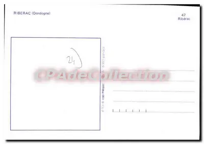 Riberac — Périgord — editor Coleção Ribérac — Verso