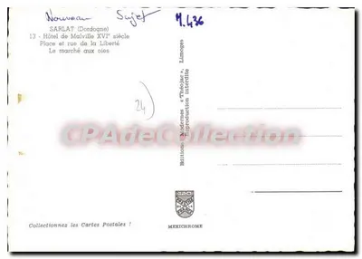 Sarlat — Herinnering aan Sarlat — Mexichrome — Achterkant