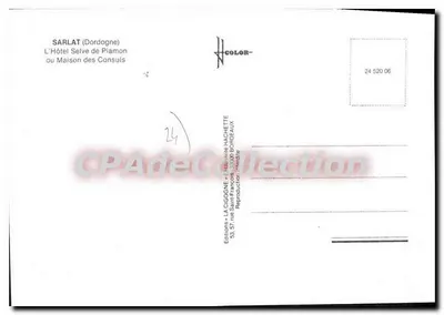 Sarlat — A garça — Edições La Cigogne — Verso
