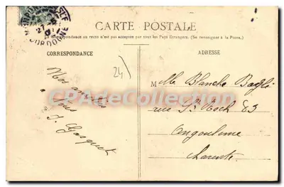 Monpont e seus Arredores — Chartreuse de Vauclaire — Cl. H. Barradis, n° 115 — Verso