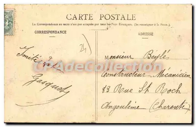 Célula de um Cartuxo em Vauclaire — Monpont e seus Arredores — Ed. H. Barrédis — Verso
