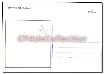सेंट जेनिएस — पैनोरमिक दृश्य — CPAdeCollection, श्रृंखला का संख्या 7/350 में संख्या 6 — पीछे