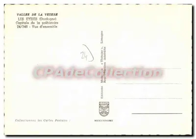 Les Eyzies (Dordogne) — Capital da pré-história — Edições Diplôme — Verso