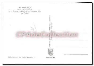 Castelo de Latour — Grupo folclórico do Buisson (24) — Editions Théojac & Théojac — Verso