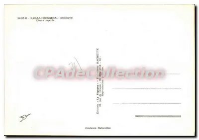 Naillac-Bergerac — Divers aspectos — Edições La Cigogne — Verso