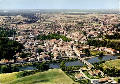 Mussidan (Dordogne) — Vista geral aérea — Edições Théojac, n°24/264