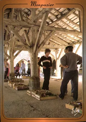 Monpazier — Mercado de cogumelos — Editor Elée, n° 24 3096