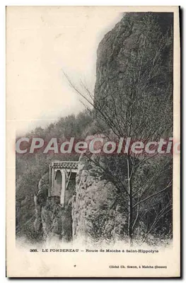 O Fondereau — Rota de Maiche para Saint-Hippolyte — Cliché Ch. Simon, em Maiche (Doubs)