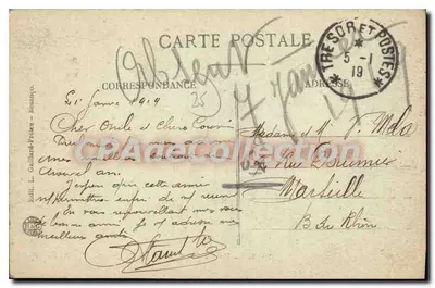 La Rèverotte — Excursão na Franche-Comté — Éd. L. Gaillard-Pierre, n° 1012 — Verso