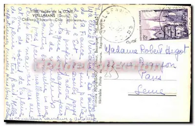 Château-Vieux — Cour intérieure — Péquui — Verso