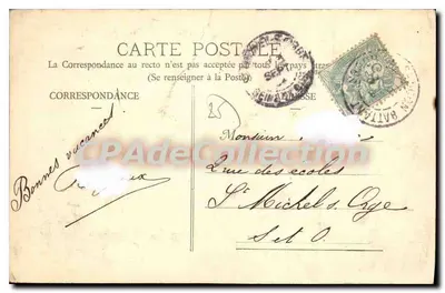 BESANÇON — Os Banhos Salinos da Mouillère — A. Coulon — Verso