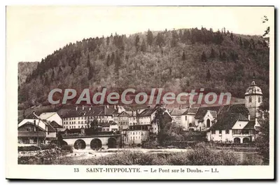 Saint-Hyppolyte — O Ponte sobre o Doubs — L.L. n°13
