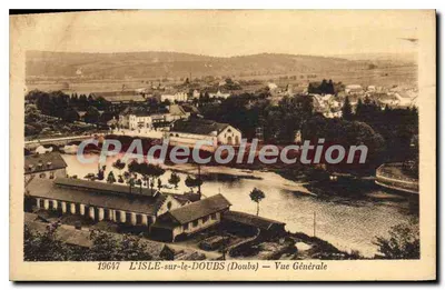 L'ISLE-sur-le-DOUBS — Vista Geral — Edições L. H. BANÇON