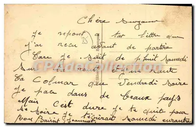 L'ISLE-sur-le-DOUBS — Vista Geral — Edições L. H. BANÇON — Verso