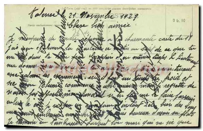 Valence — Plac Madier-de-Montjau i widok na Faventines — E. R. — Rewers