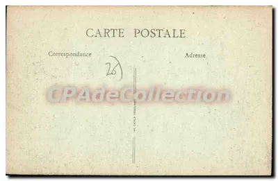 Valence (Drôme) - Plac Republiki — B. F., PARIS — Rewers