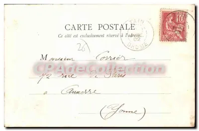Tain — Rhône i wzgórze Hermitage — wydawca nieznany — Rewers